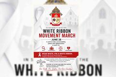 Diocese of Daet, nagpahayag ng pakikiisa sa White Ribbon Movement march - VeritasPH