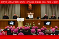 Pope Leo XIV tells cardinals ‘war is never blessed by God’ as Vatican consistory opens