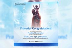 Pontifical coronation ni Maria Ina ng Kapayapaan, isang biyaya at hindi karangalan - VeritasPH