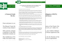 Remain in full communion with the Church, paalala ng CBCP sa mananampalataya - VeritasPH