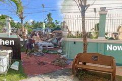 Nawasak na bakod ng St. Vincent Ferrer Church, naitayong muli sa tulong ng Good Samaritans - VeritasPH