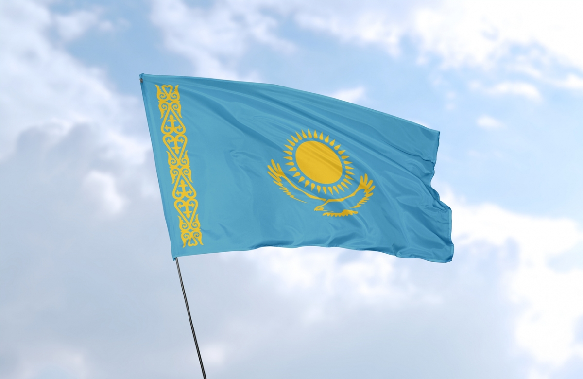 Усть-Каменогорск Казахстан флаг