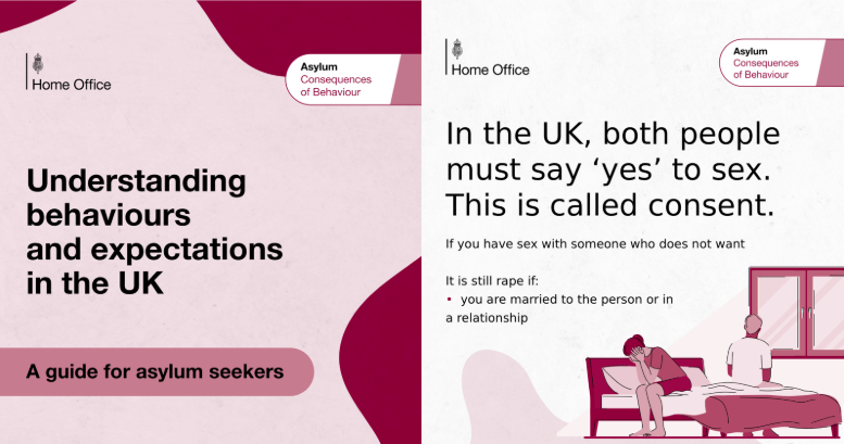 Calls for tighter border control after government issues anti-rape leaflet to asylum seekers