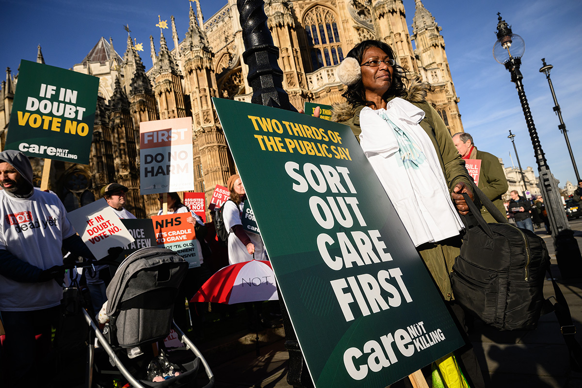 Day after Suicide Prevention Day, Britain votes to legalize it