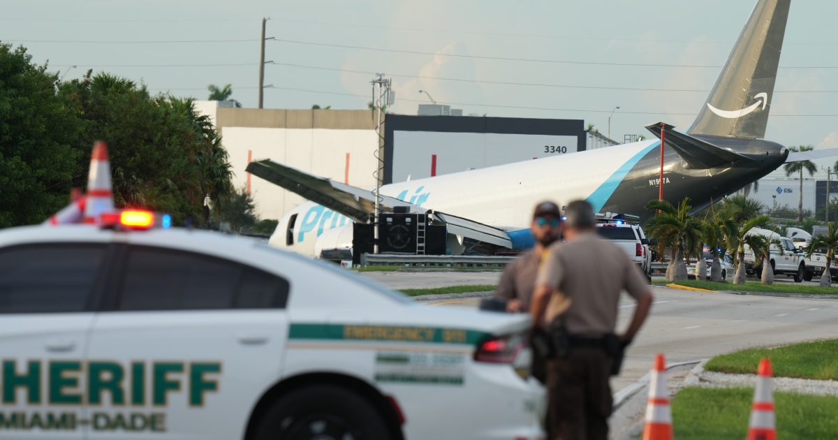 Amazon cargo plane crash in Miami leaves five dead
