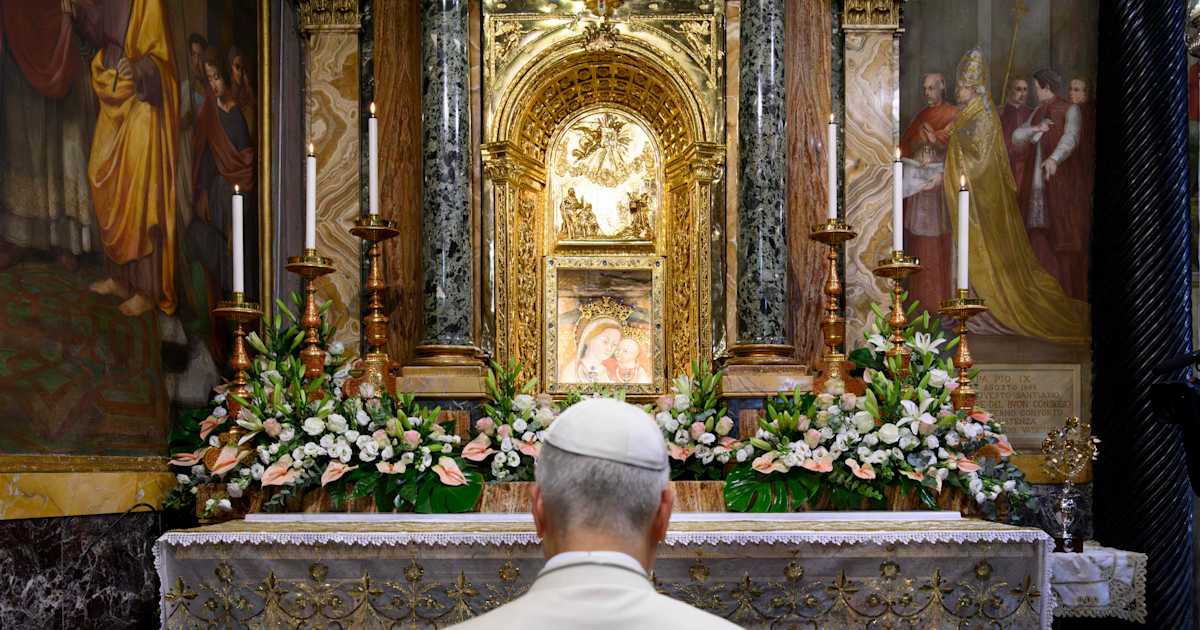 Leo XIV: Mary’s simple presence — and her Son within her — moves all of history