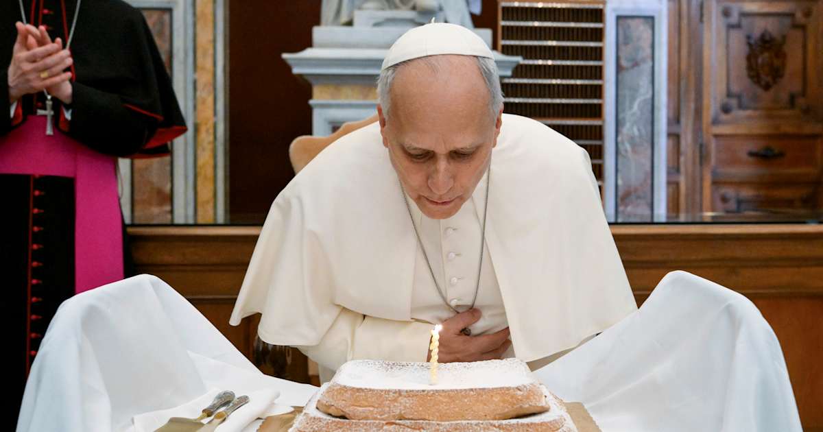 Pope Leo XIV marks 71st birthday with opening of water exhibit at Vatican Library